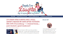 Desktop Screenshot of happilyeverlaughterblog.com